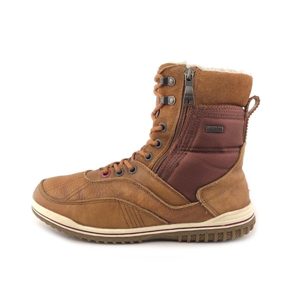 Pajar Persius Brown Leather Winter Snow Boots 8